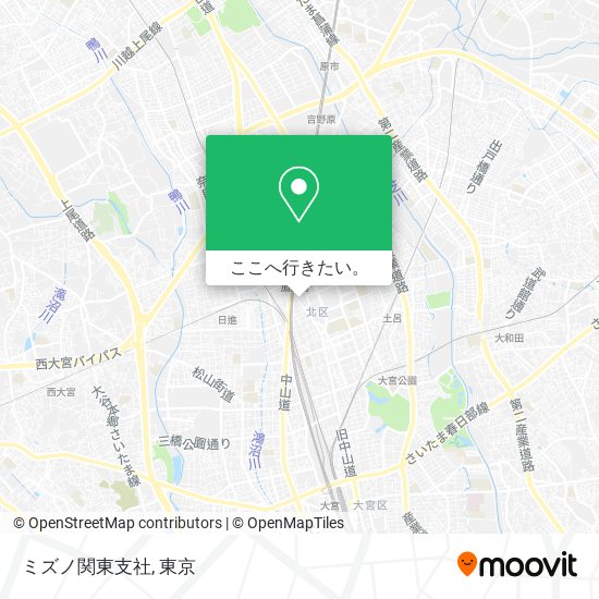 ミズノ関東支社地図