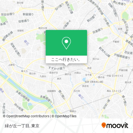 緑が丘一丁目地図