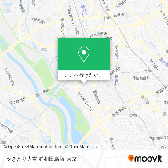やきとり大吉 浦和田島店地図