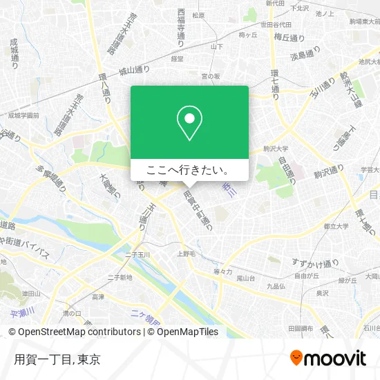 用賀一丁目地図