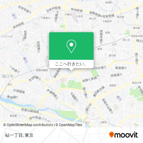 砧一丁目地図