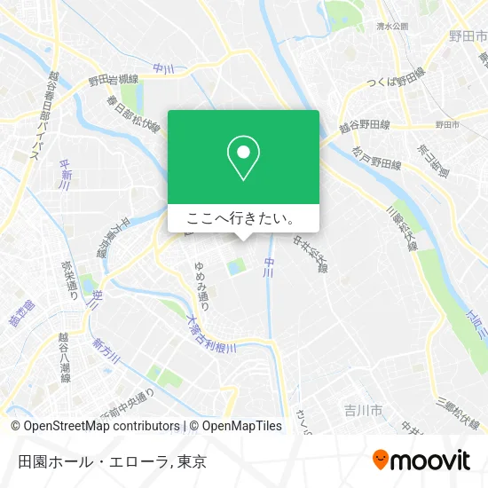 田園ホール・エローラ地図