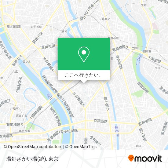 湯処さかい湯(跡)地図