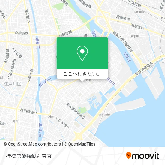 行徳第3駐輪場地図