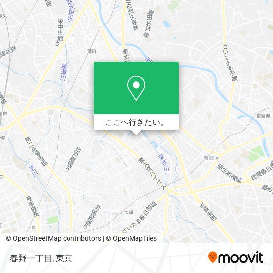 春野一丁目地図