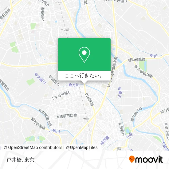 戸井橋地図