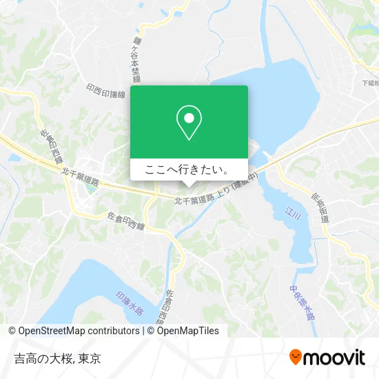 吉高の大桜地図