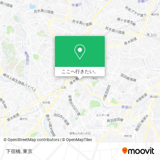 下宿橋地図