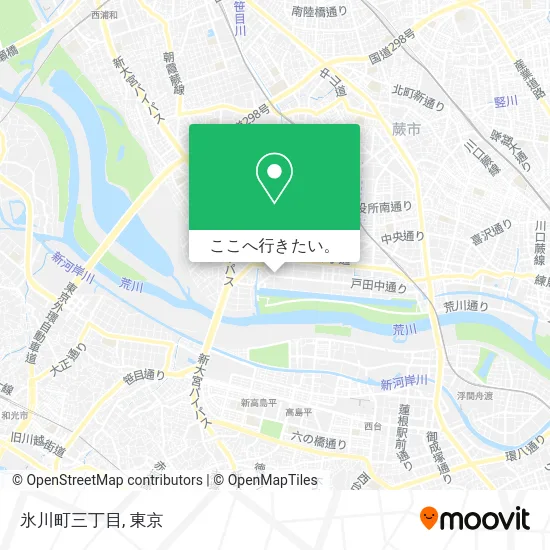 氷川町三丁目地図