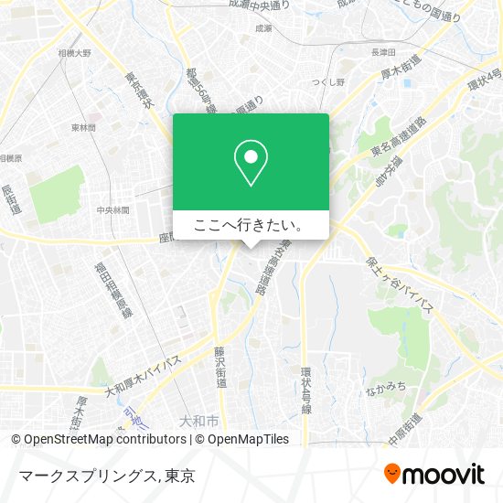 マークスプリングス地図