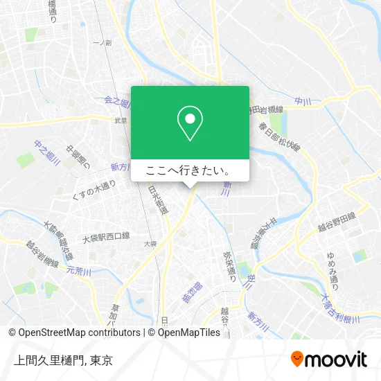 上間久里樋門地図