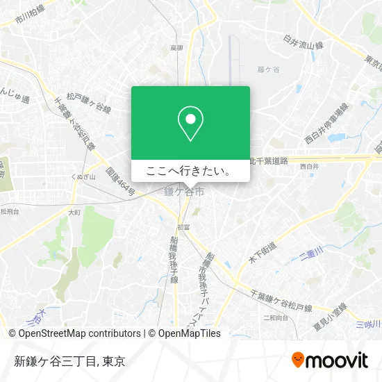 新鎌ケ谷三丁目地図