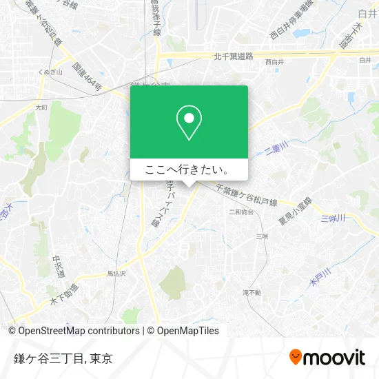 鎌ケ谷三丁目地図