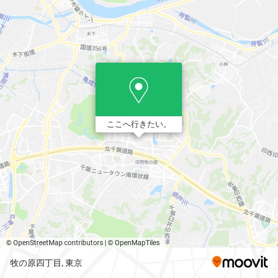 牧の原四丁目地図