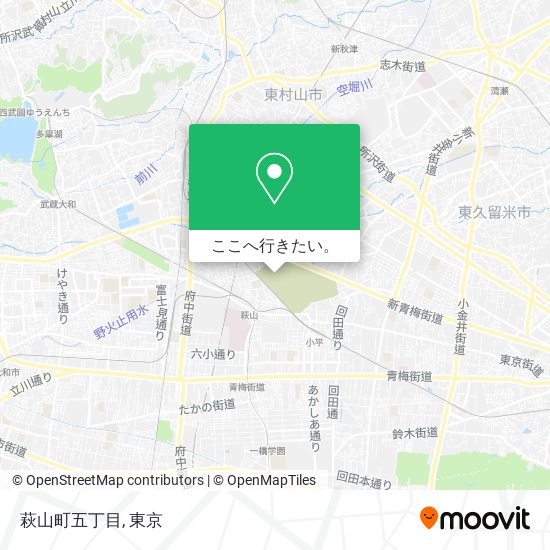 萩山町五丁目地図