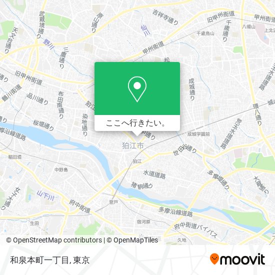 和泉本町一丁目地図