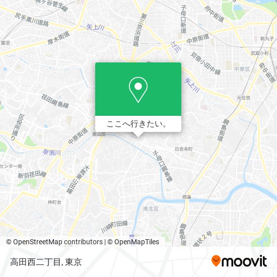 高田西二丁目地図