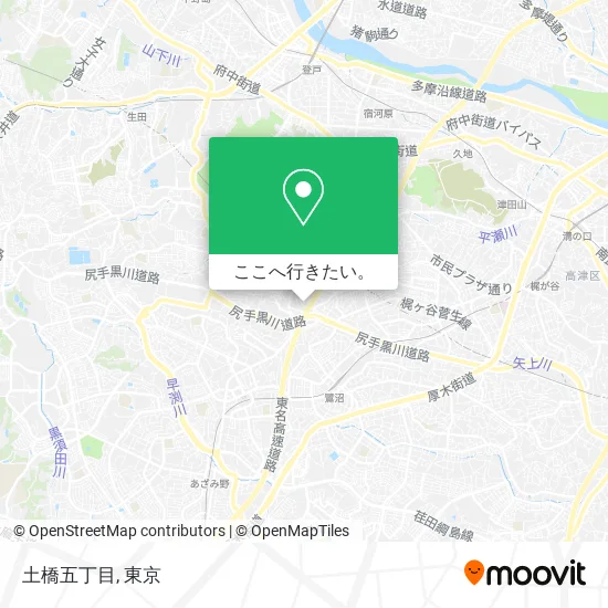 土橋五丁目地図