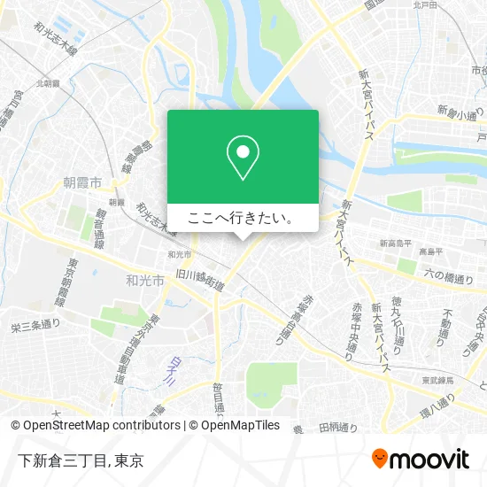 下新倉三丁目地図