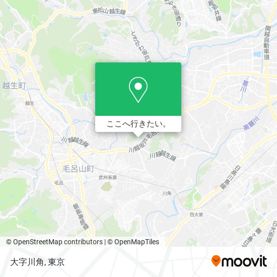 大字川角地図