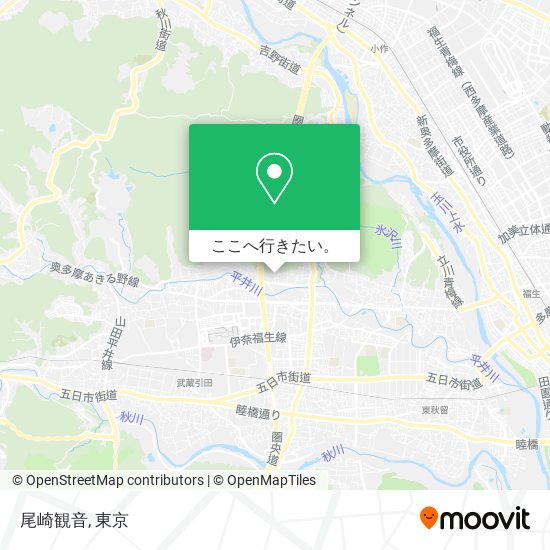 尾崎観音地図