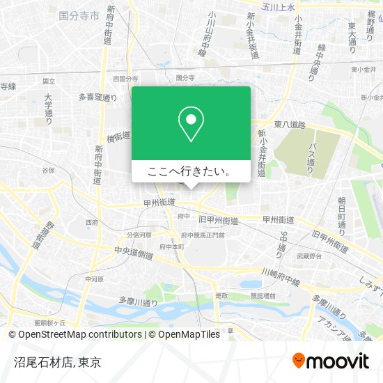 沼尾石材店地図