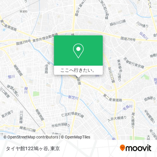 タイヤ館122鳩ヶ谷地図