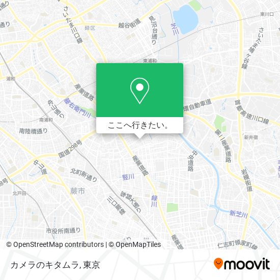 カメラのキタムラ地図