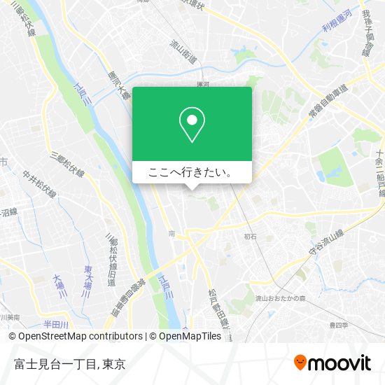 富士見台一丁目地図