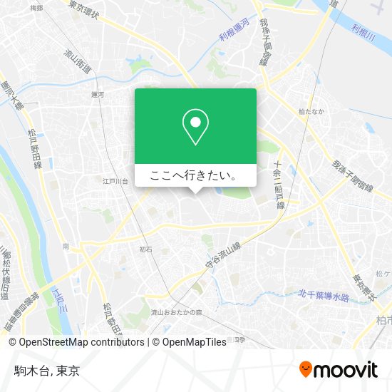 駒木台地図