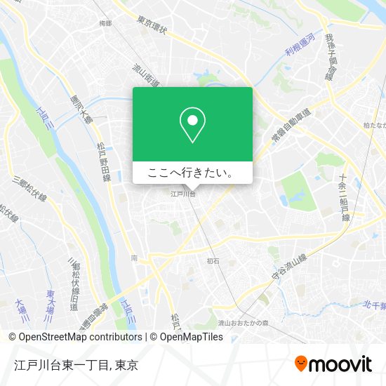 江戸川台東一丁目地図