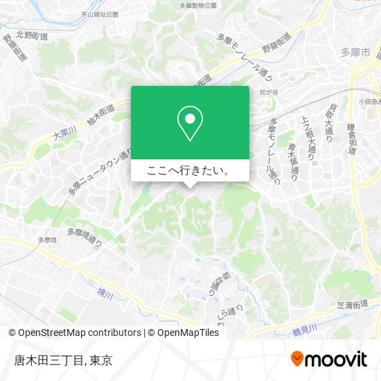 唐木田三丁目地図