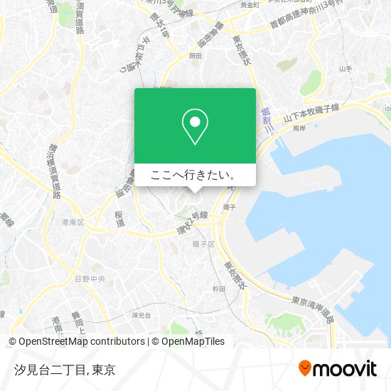 汐見台二丁目地図