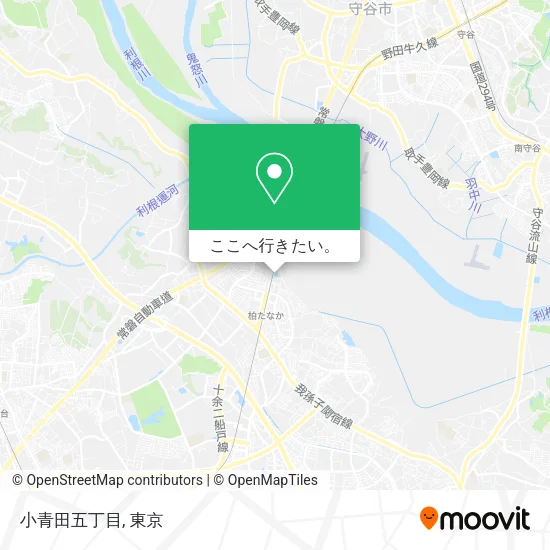 小青田五丁目地図