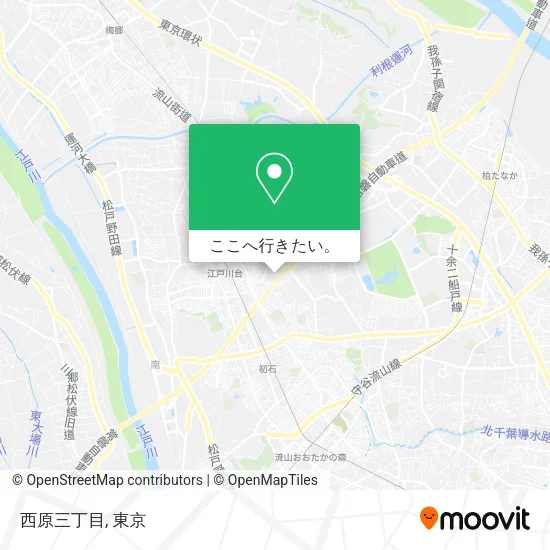 西原三丁目地図
