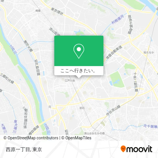 西原一丁目地図