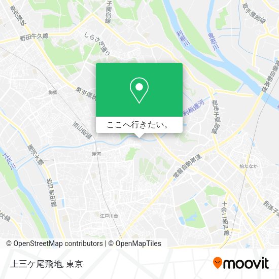 上三ケ尾飛地地図