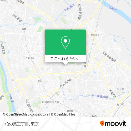 柏の葉三丁目地図