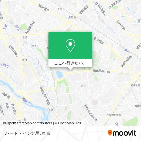 ハート・イン北里地図