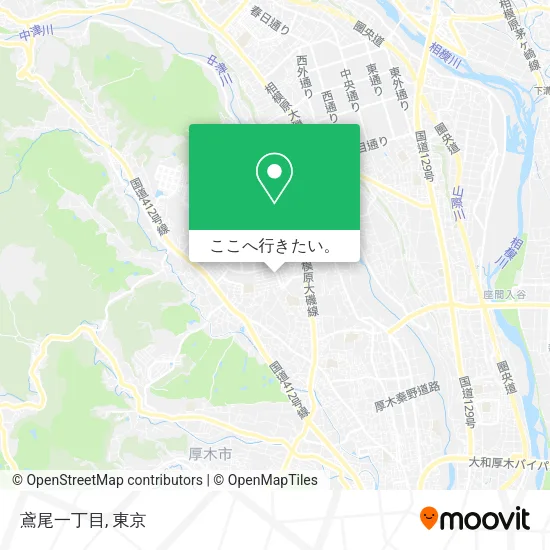 鳶尾一丁目地図