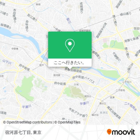 宿河原七丁目地図