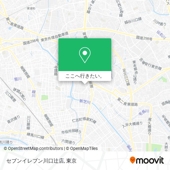 セブンイレブン川口辻店地図