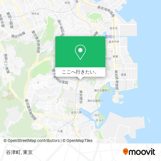 谷津町地図