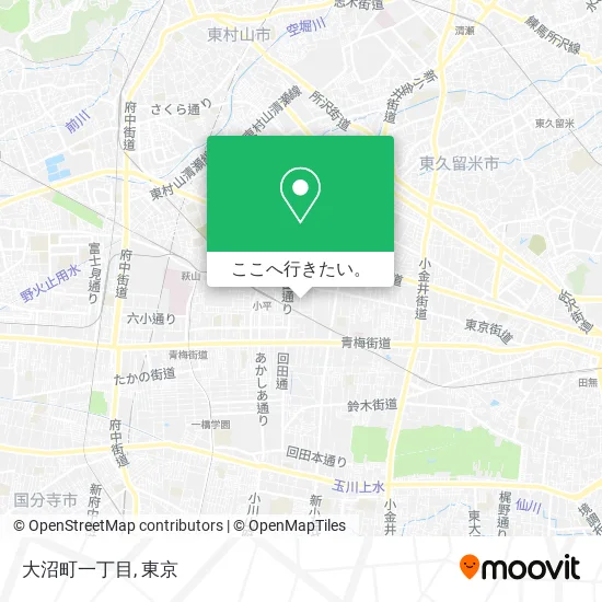 大沼町一丁目地図