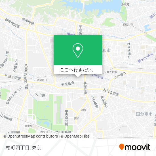 柏町四丁目地図