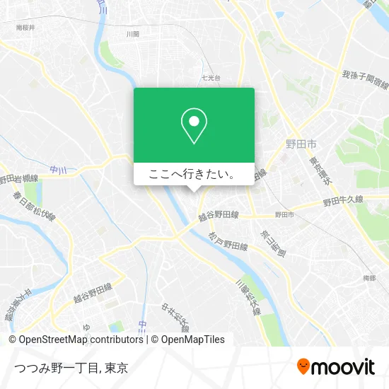 つつみ野一丁目地図
