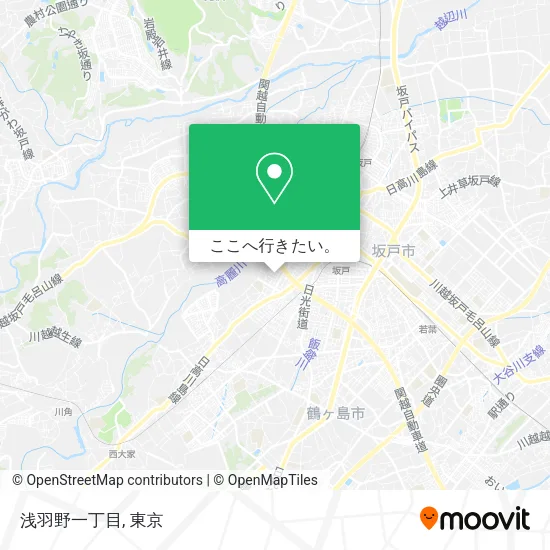 浅羽野一丁目地図