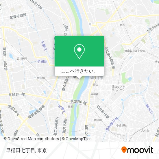 早稲田七丁目地図