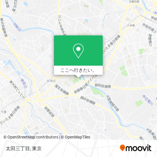 太田三丁目地図