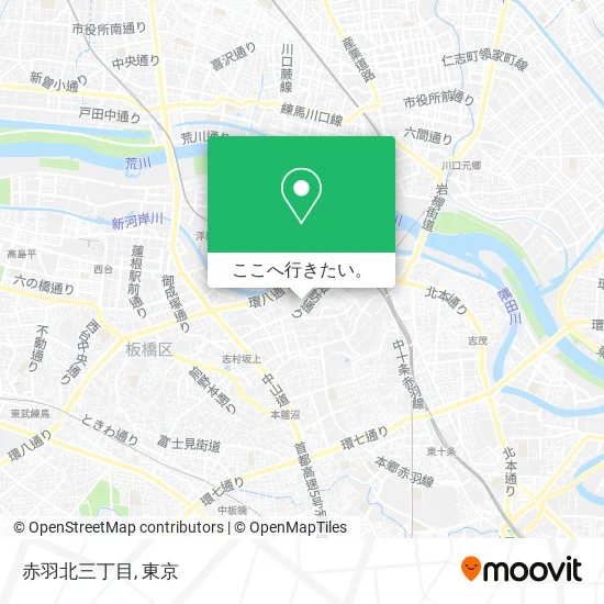 赤羽北三丁目地図